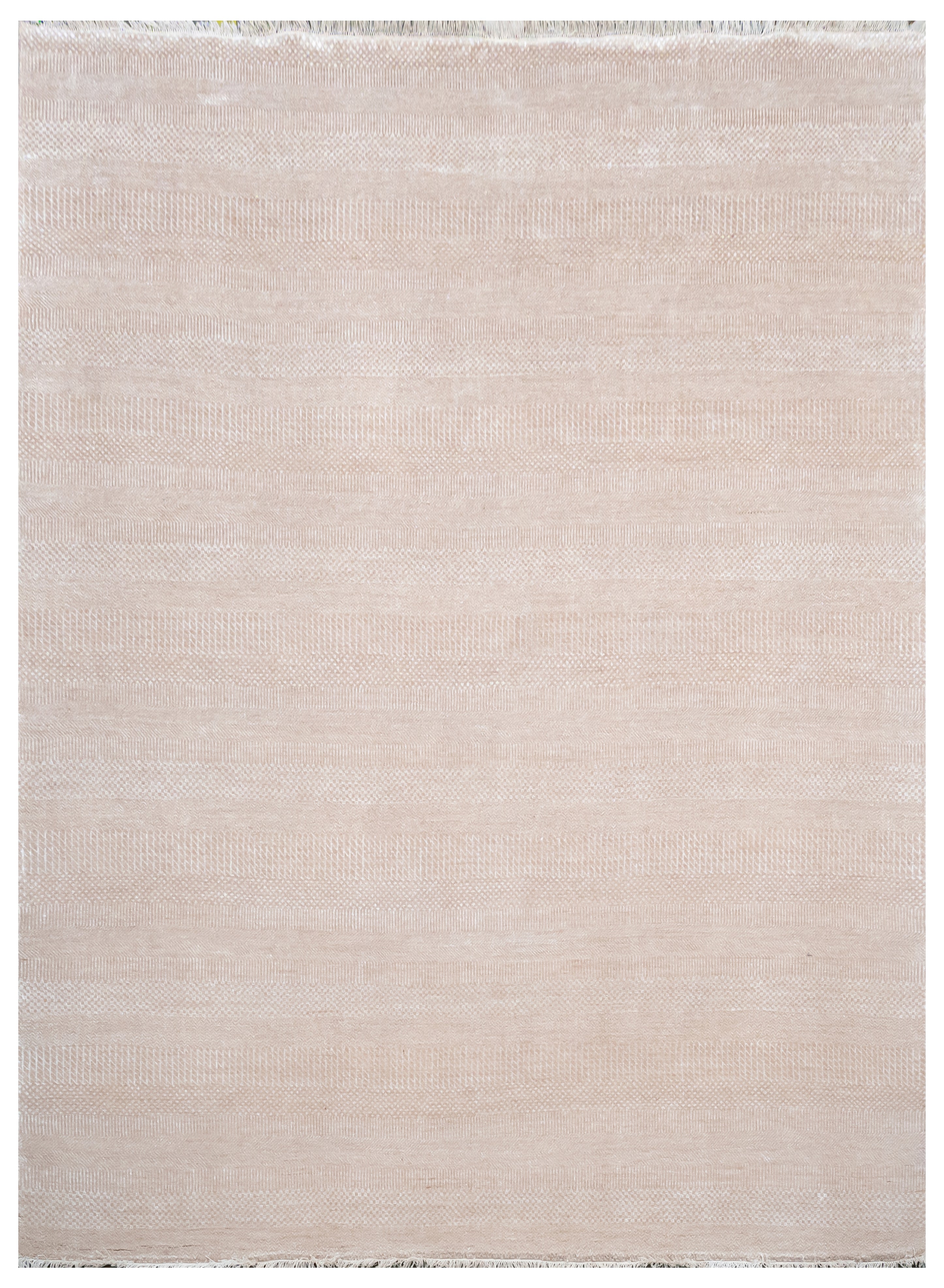 Handknotted Carpet DIA- 87 MCN,  Dark Vanilla & Platinum